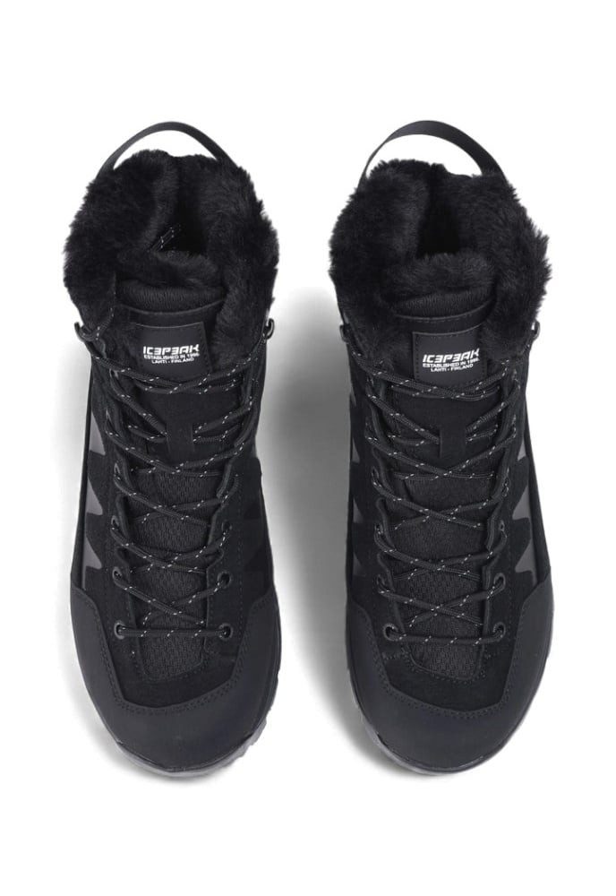 Icepeak Winterschuhe Arezzo (warm gefüttert, wasserdicht) schwarz Herren Winterstiefel