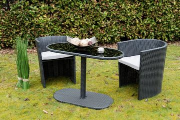 my Flair Gartenlounge-Set, (3-tlg), 2 Stühle, 1 Tisch