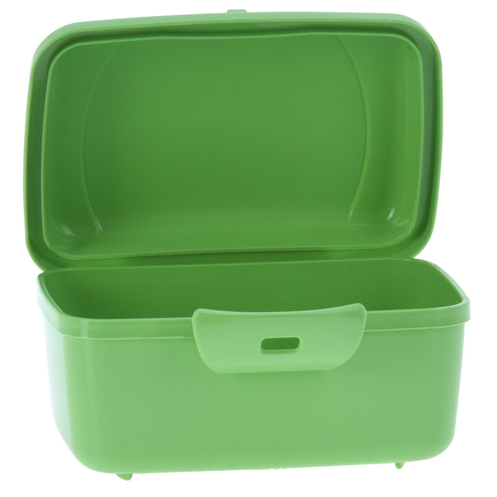 Gemüse ml Verschluss (3-tlg), Klick HAC24 350 Mini Vesperdose, Aufbewahrungsdose Lunchbox Kunststoff, Küche mit Snackbox Obst