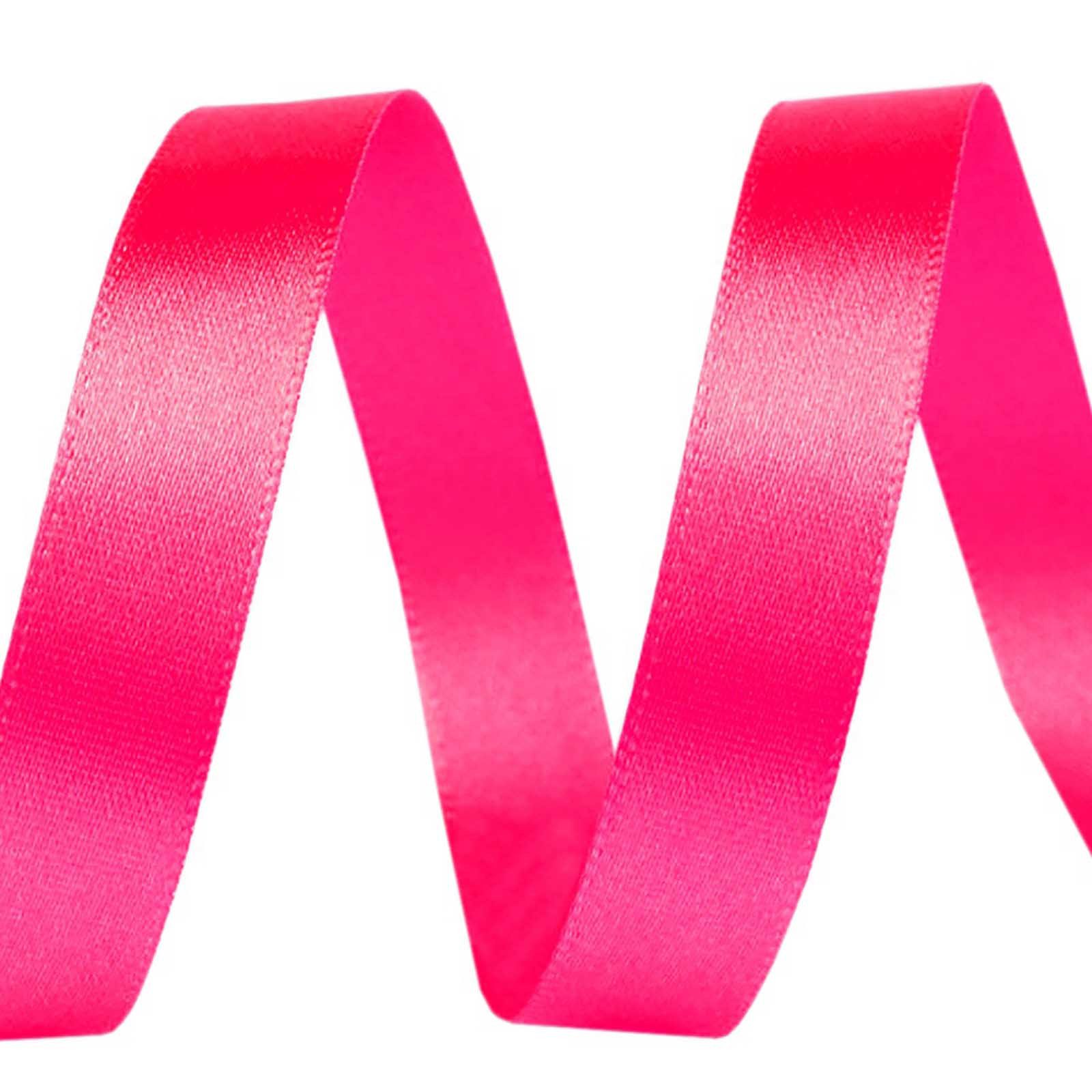 maDDma Geschenkband 5m Satinband 10mm breit Geschenkband Dekoband Schleifen Farbwahl, pink