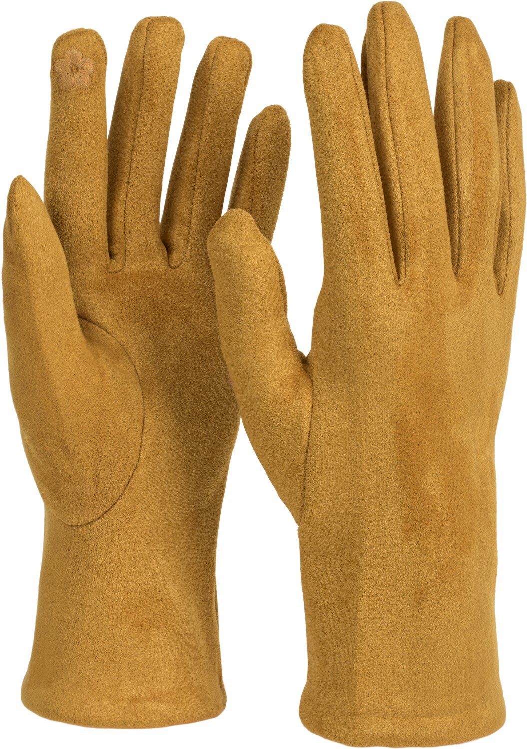 styleBREAKER Strickhandschuhe Touchscreen Stoff Handschuhe mit abnehmbarer günstig online kaufen