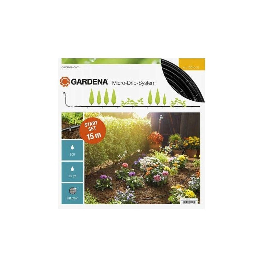GARDENA Bewässerungssystem 13010-20 Micro-Drip-System Start-Set Pflanzreihen