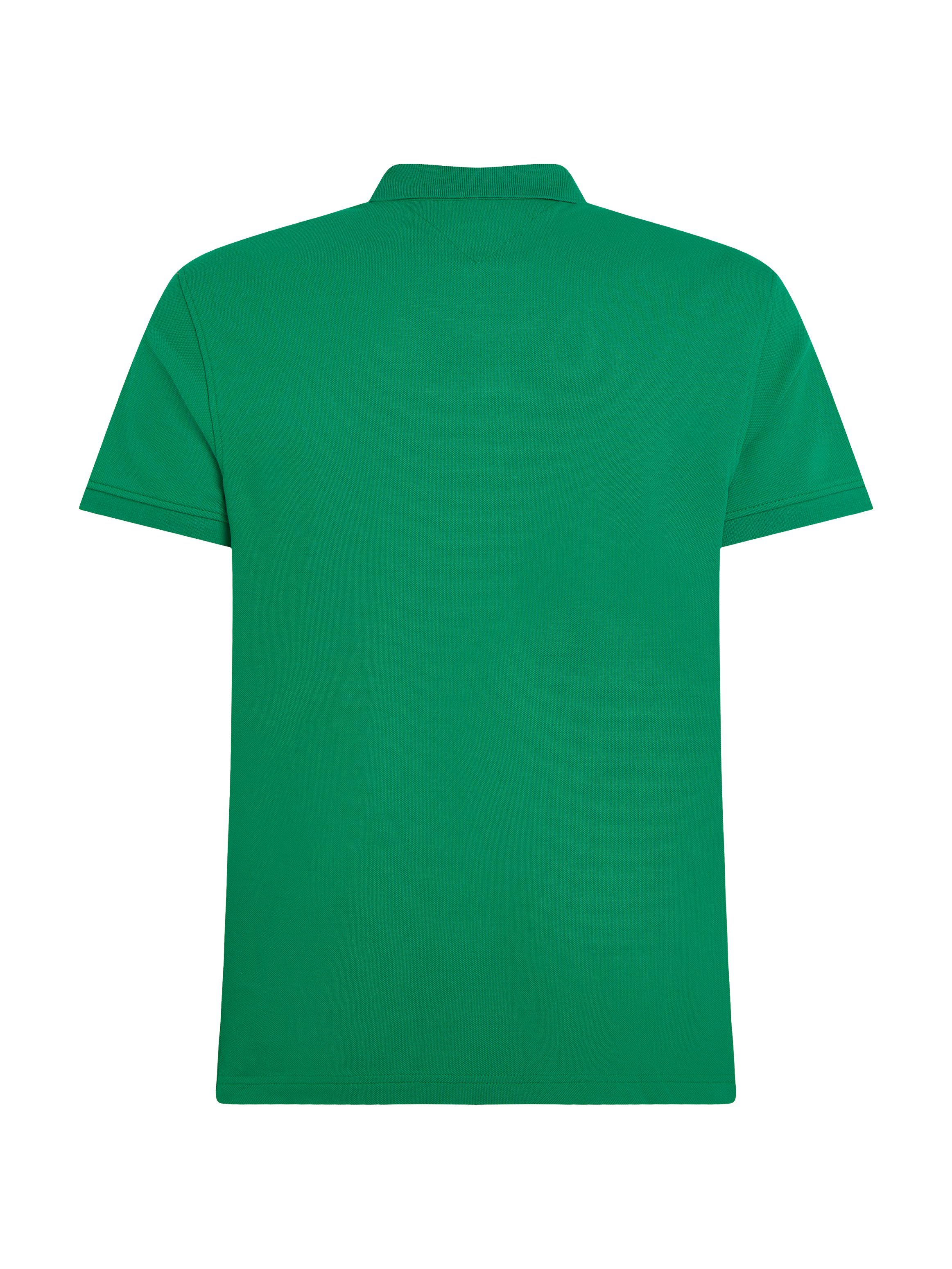 Hilfiger 1985 Olympic SLIM Logostickerei Poloshirt mit Green Tommy POLO