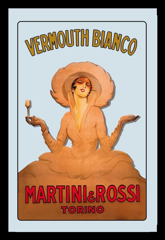 Dekospiegel KS192 Martini - Vermouth Bianco - Bedruckter Spiegel