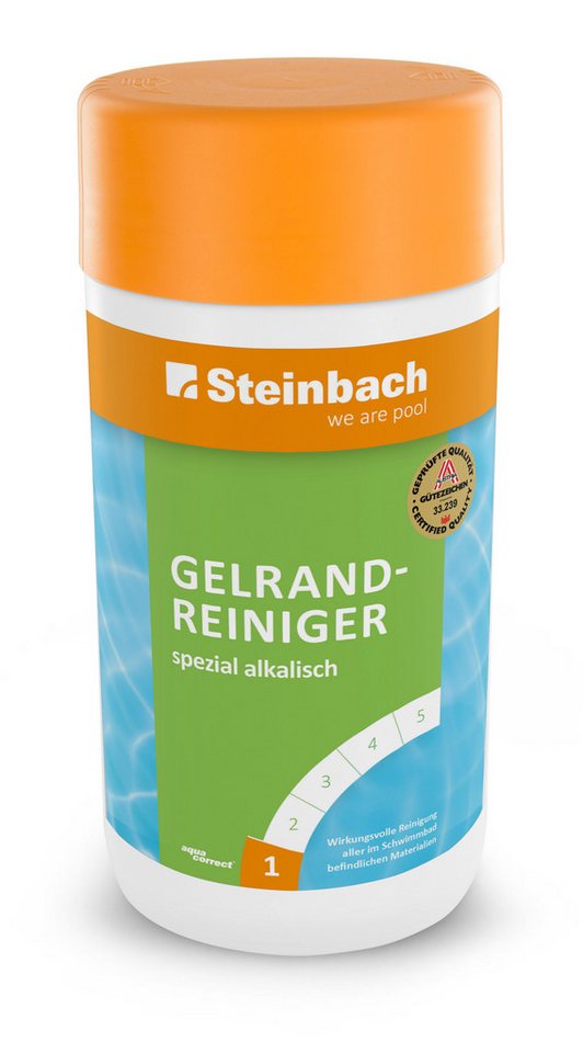 Thumbnail - Steinbach Poolpflege Steinbach Gel Randreiniger spezial alkalisch 1 L, (Spar-Set)