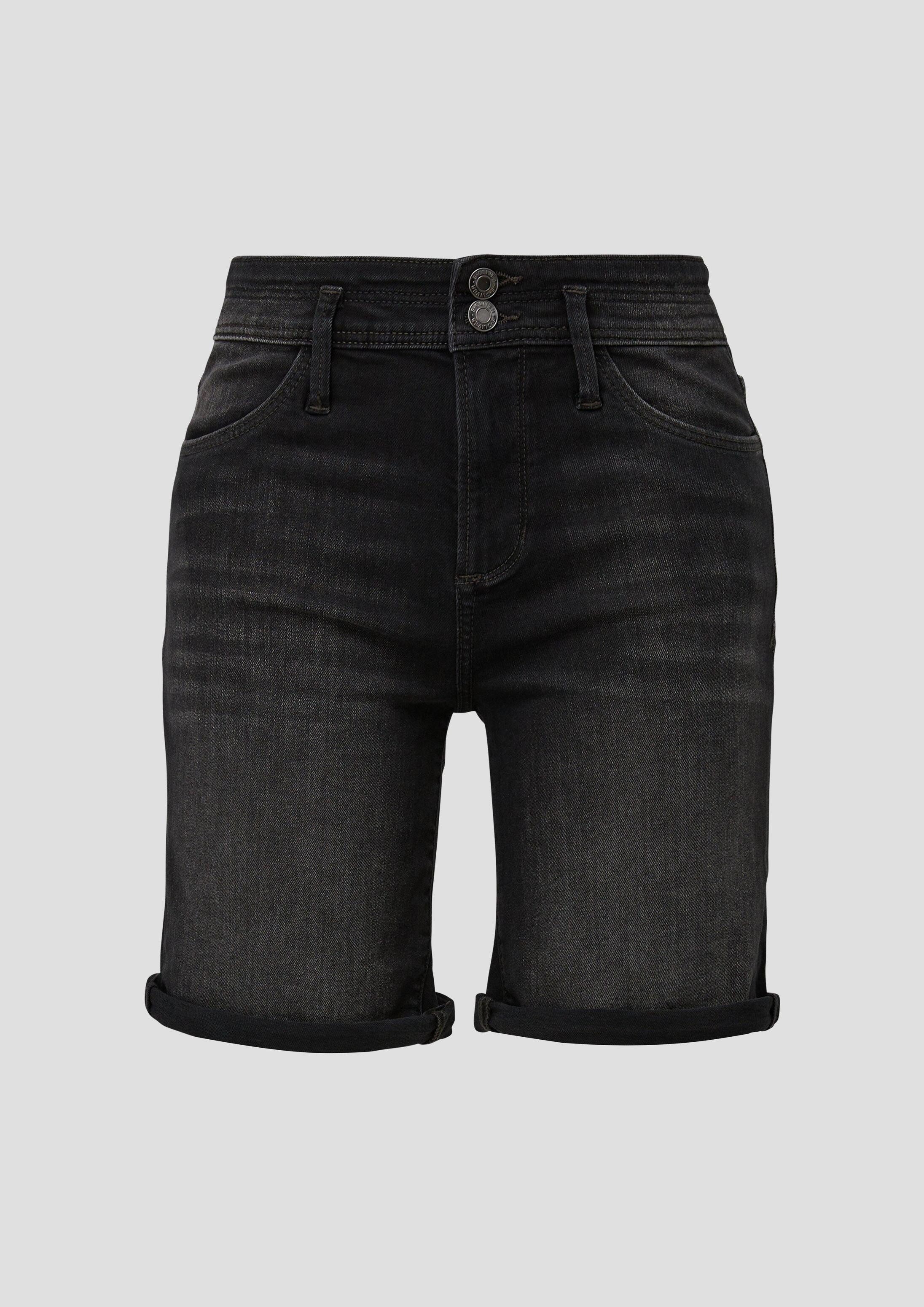 s.Oliver Jeansshorts Jeans-Hose BETSY Bermuda-Jeans Betsy / Slim Fit / Mid Rise / mit Waschung