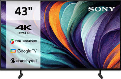 Sony KD-43X80L LED-Fernseher (108 cm/43 Zoll, 4K Ultra HD, Google TV, Smart-TV, HDR, X1-Prozessor, BRAVIA CORE, Triluminos Pro, Gaming-Menü, HDMI 2.1)
