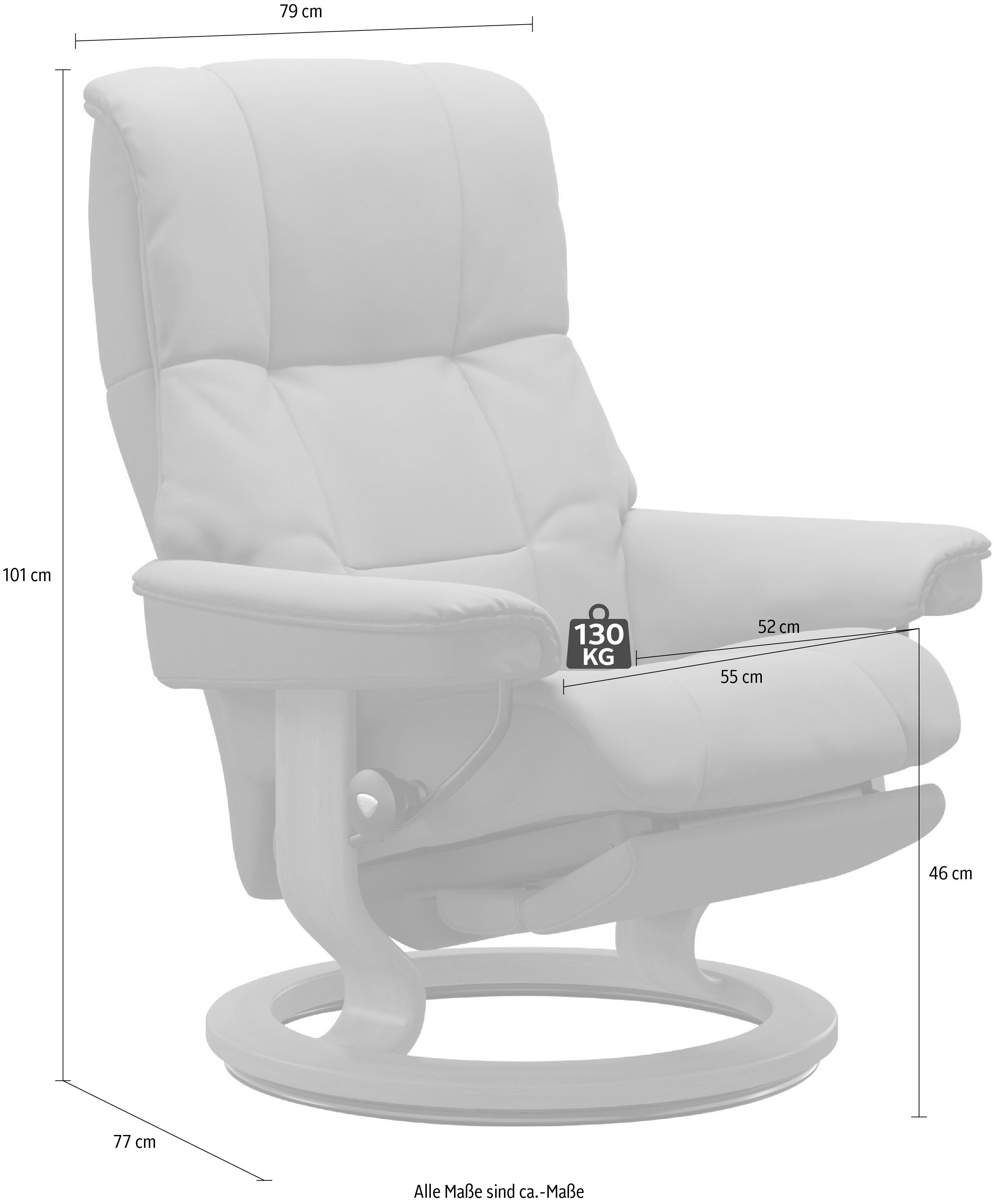 elektrisch Relaxsessel L & verstellbar, Stressless® M Mayfair, optional Größe 2-motorisch,