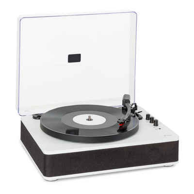 Auna »TT-Classic Plus Plattenspieler Staubschutz Bluetooth Record-Funktion 33/45/78 U/min« Plattenspieler (Riemenantrieb, Bluetooth, Schallplattenspieler mit Lautsprecher Vinyl Plattenspieler)
