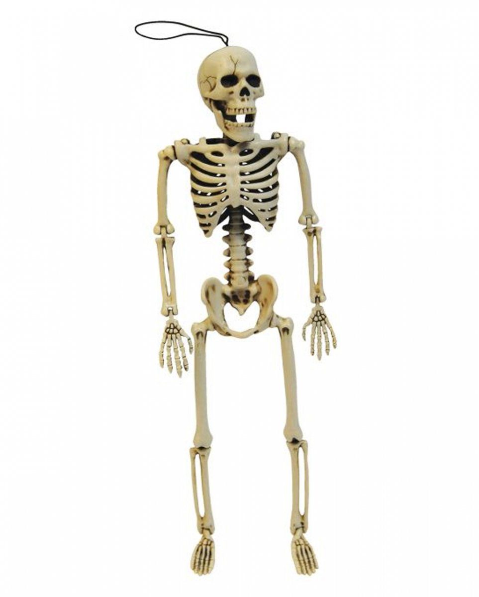Dekoobjekt Positionierbares Halloween Skelett 35cm