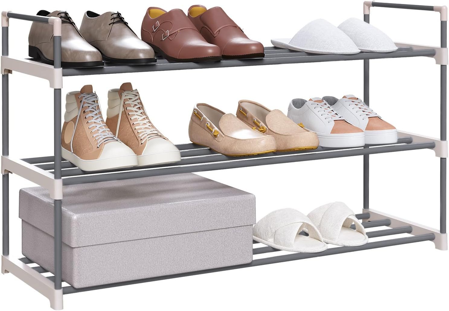 Woltu Schuhregal, 1-tlg., Schuhregal Schuhständer 3 günstig online kaufen