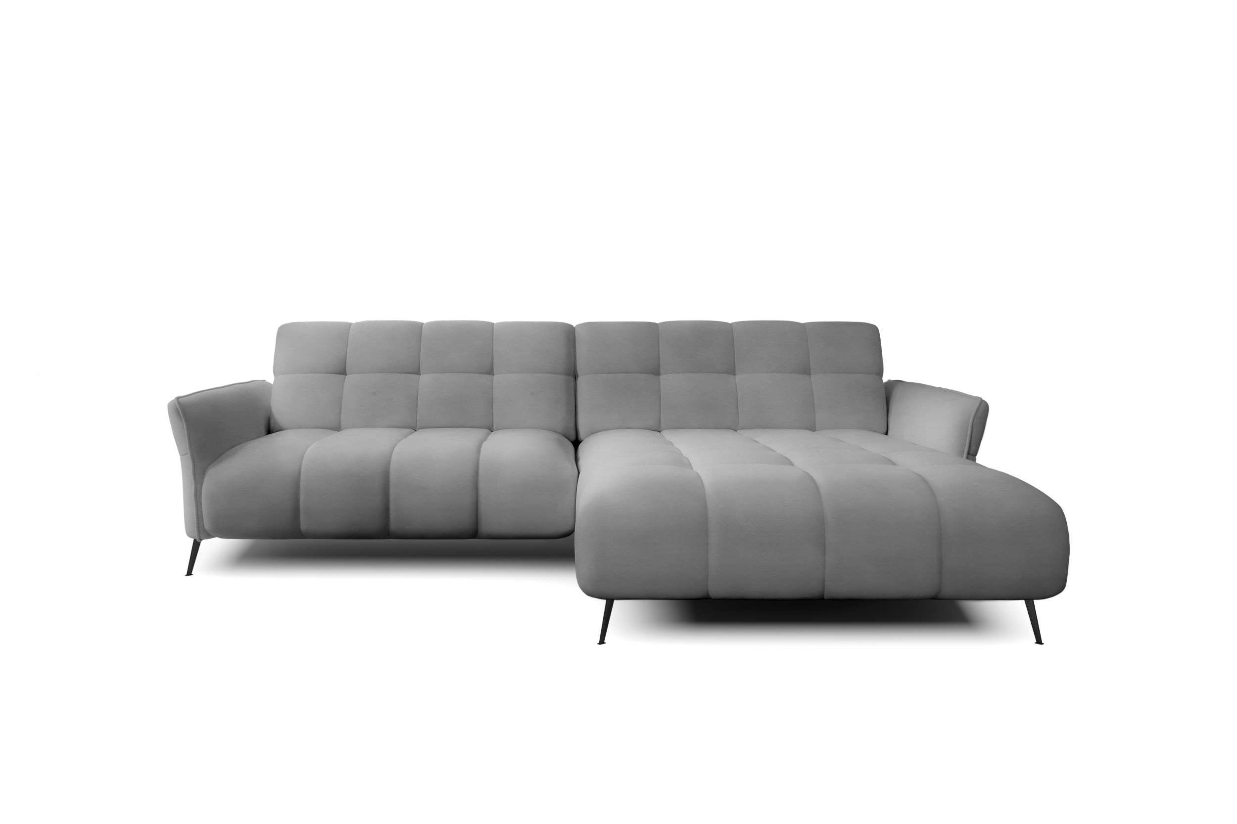 Bettfunktion, rechts inklusive Miliano, links wahlweise oder Stylefy Sitztiefenverstellung L-Form, bestellbar, mane Eckcouch, mit Ecksofa