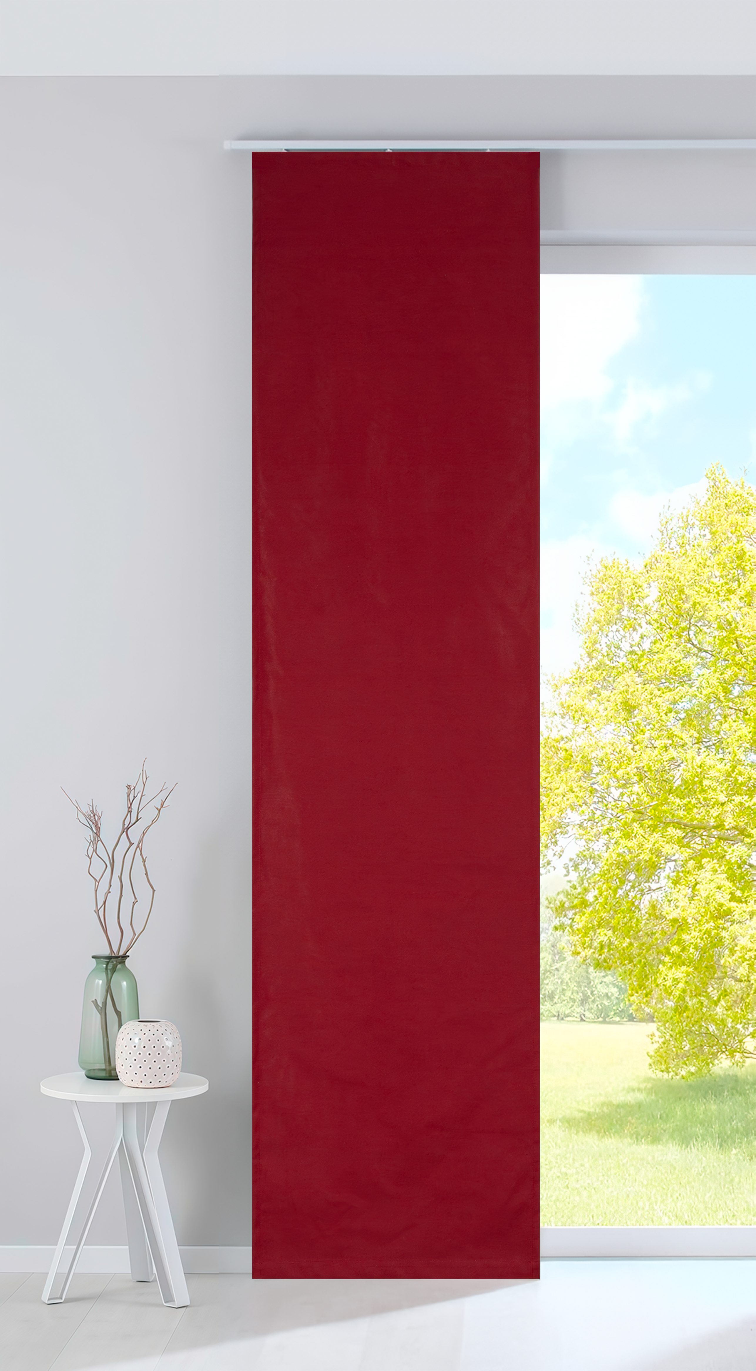 Stoffschmiede Schiebegardine / 60x245cm / Blackout günstig online kaufen