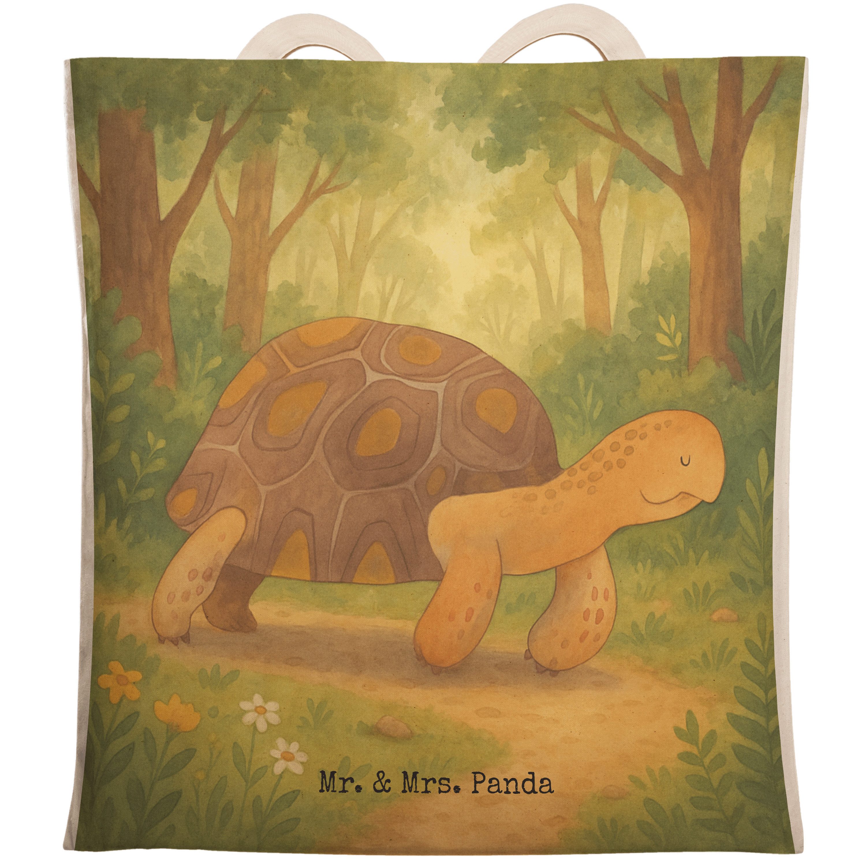 Tragetasche Schildkröte Marschieren Design, Einkaufstasche, Weiß, Tasche, Schildk
