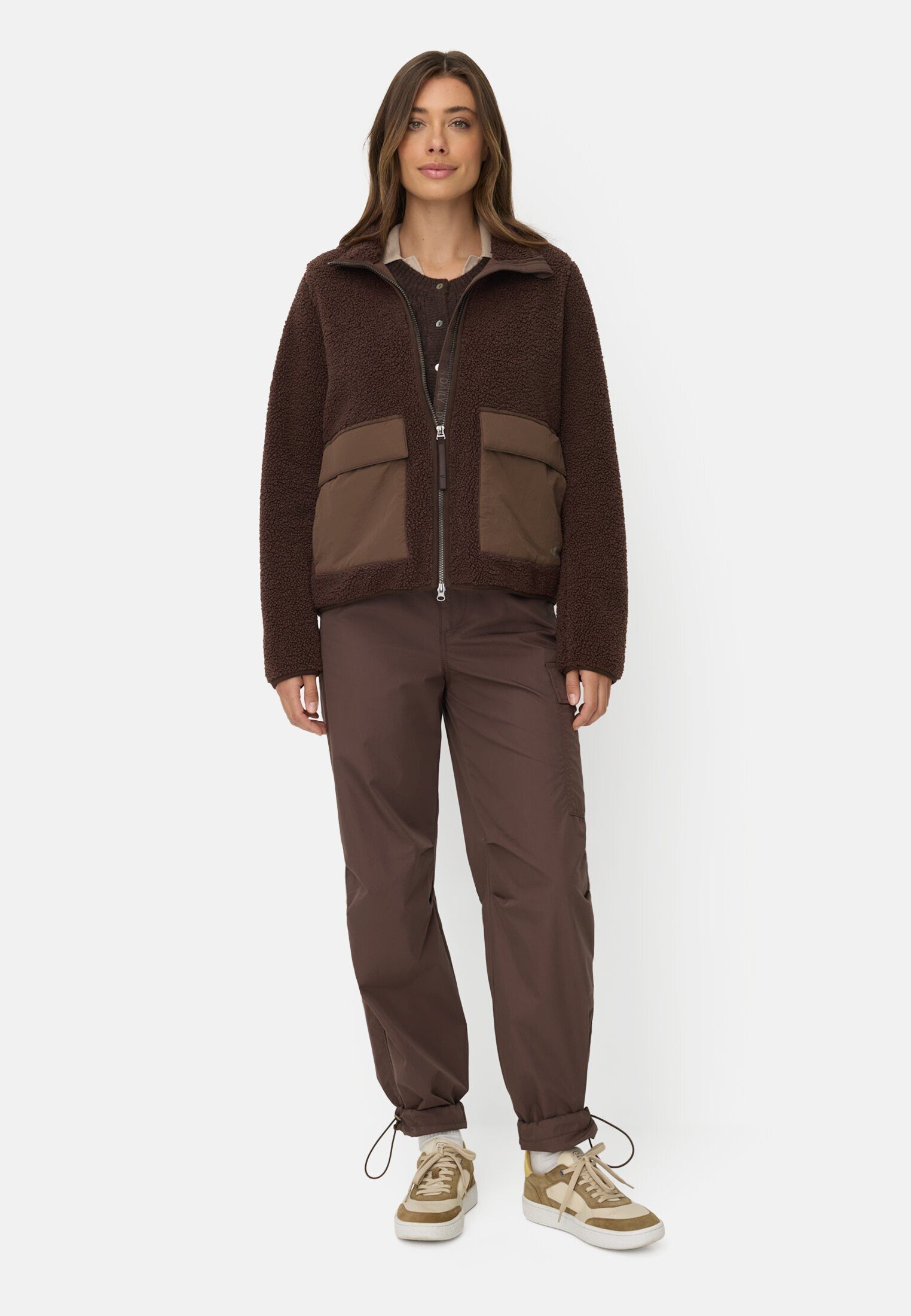 camel active Kurzjacke mit Innentasche Langarm