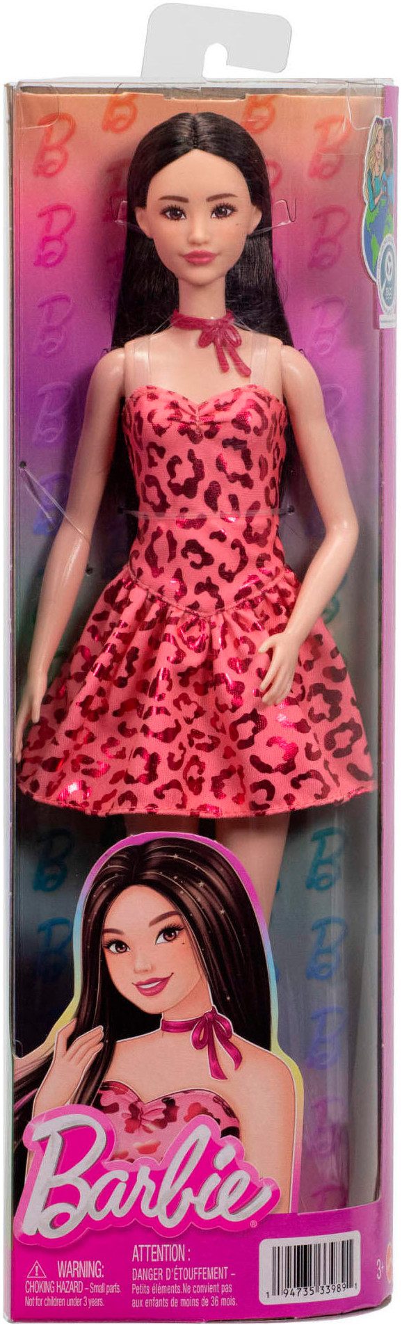 Barbie Anziehpuppe Barbie Fashionista mit pinkem Leo Outfit