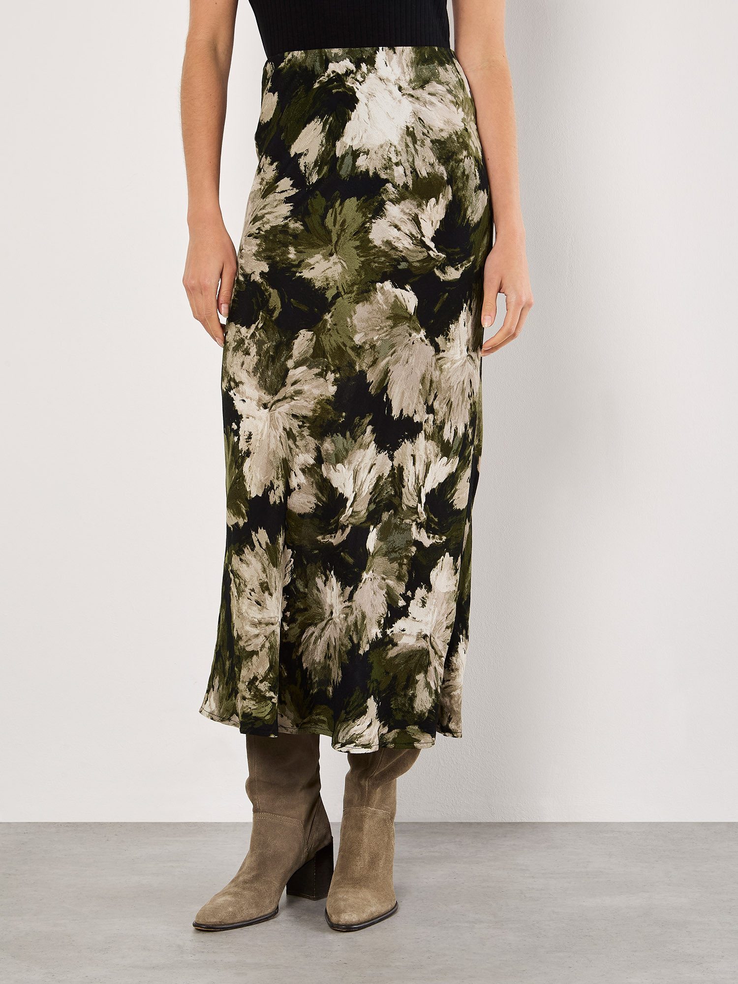 Apricot Maxirock Druckrock, mit Blumenprint günstig online kaufen