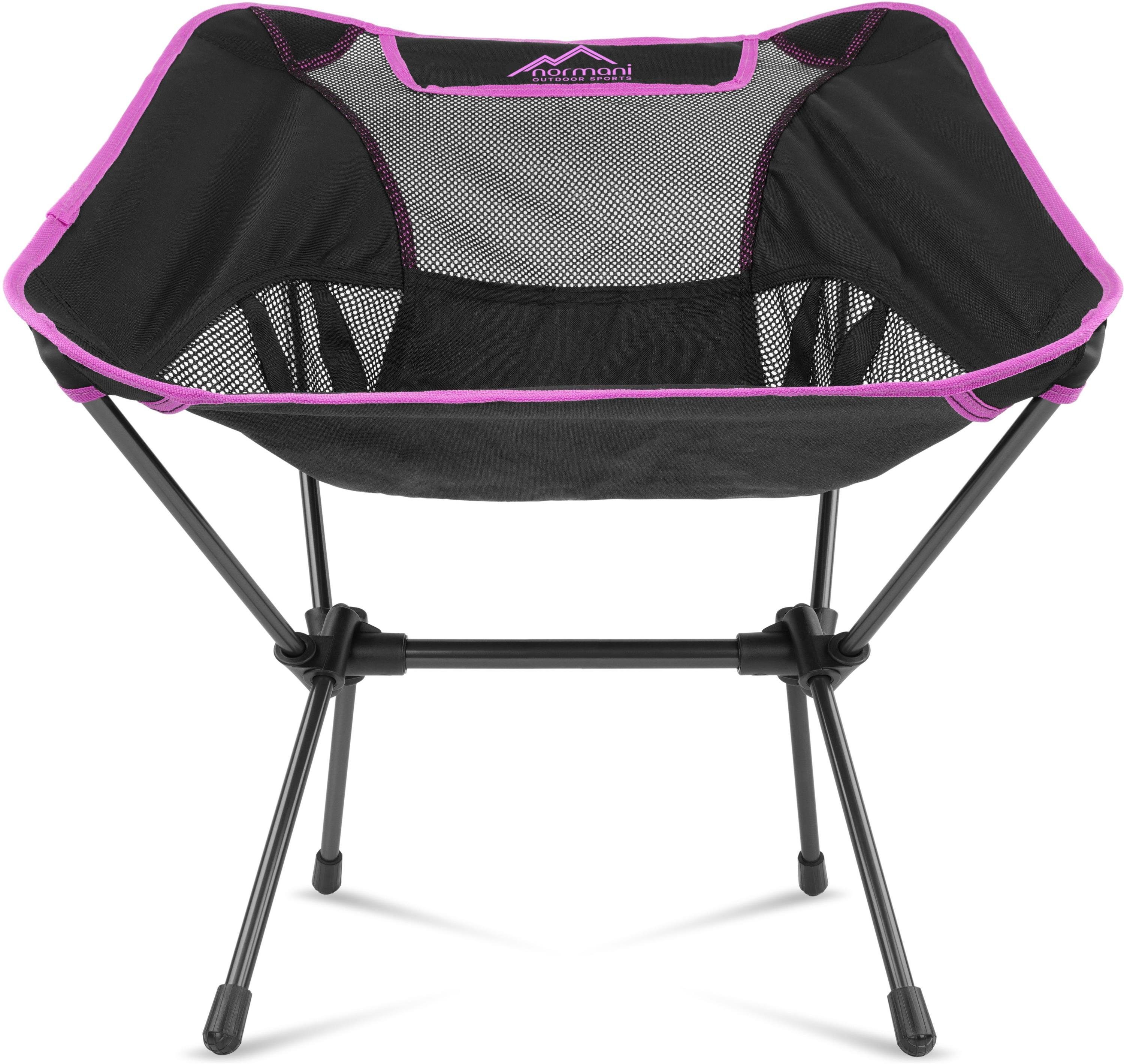 normani Campingstuhl Ultraleichter Campingstuhl Moak, Campingstuhl Angelstuhl - Gartenstuhl bis zu 135 kg
