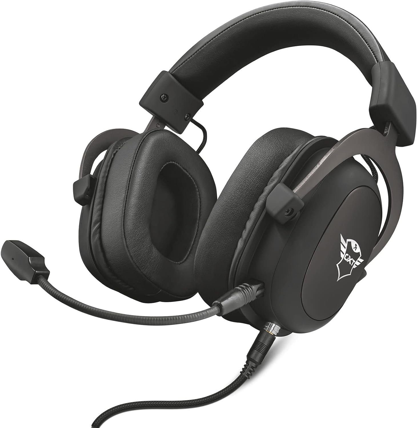 Trust Gaming Gaming-Headset (VERSTELLBARER KOPFBÜGEL, Mit Kabel, Zamak Kabelgebundene Gaming-Kopfhörer mit Einstellbarer Kopfbügel) | Kopfhörer