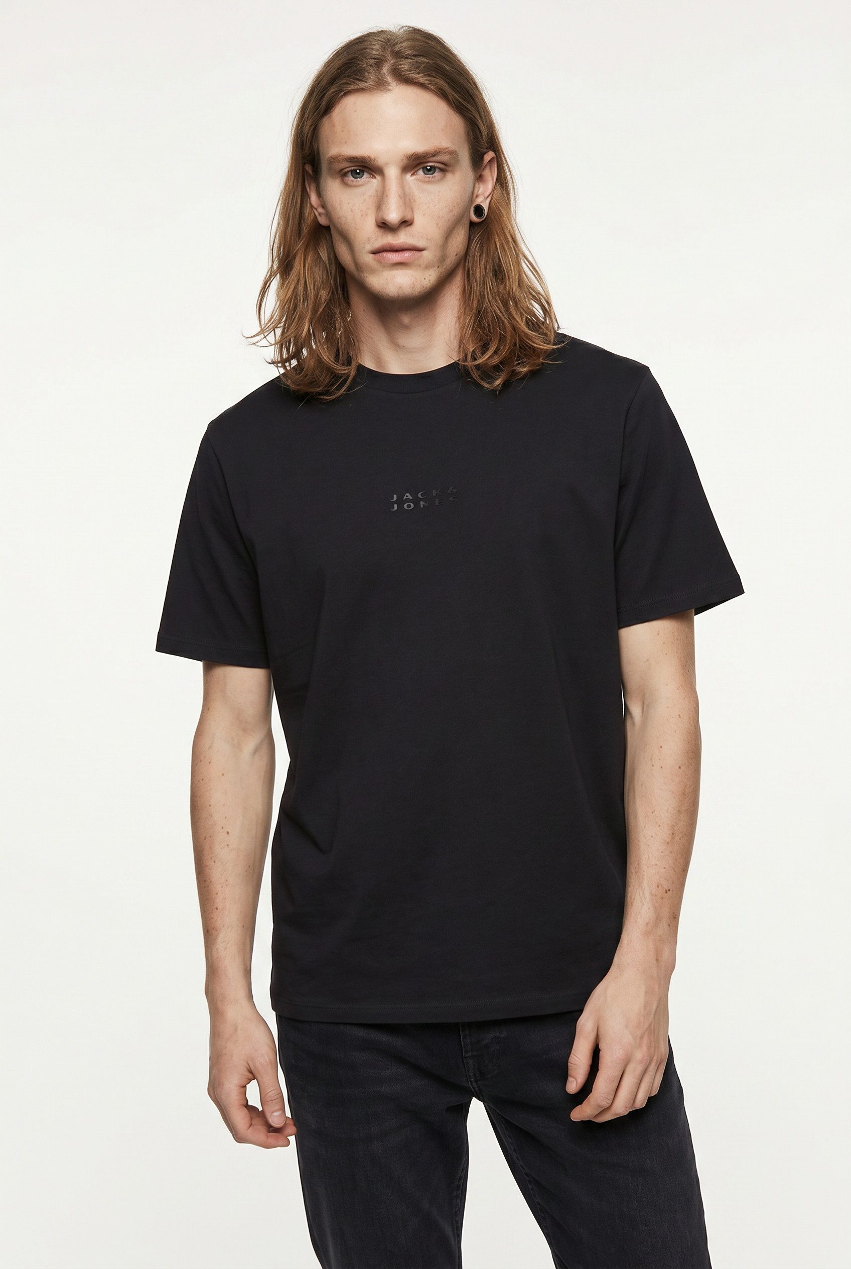 Kurzarmshirt JCOPOINT BADGE TEE SS CREW NECK