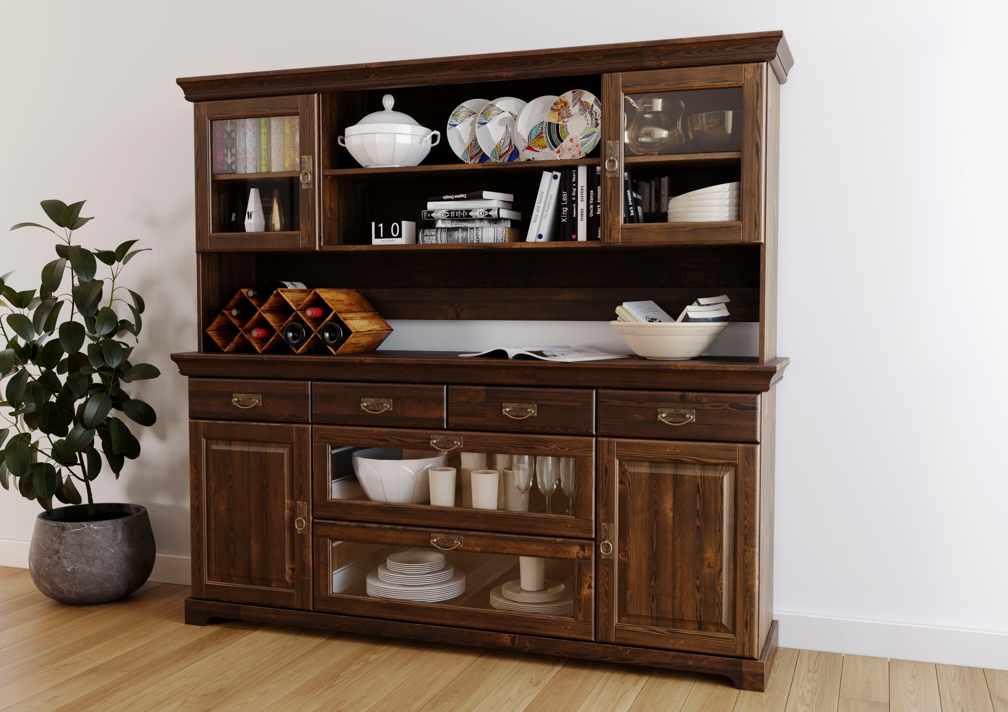 Home affaire Buffet Rügen FSC® zertifiziertes Massivholz, im Landhausstil günstig online kaufen