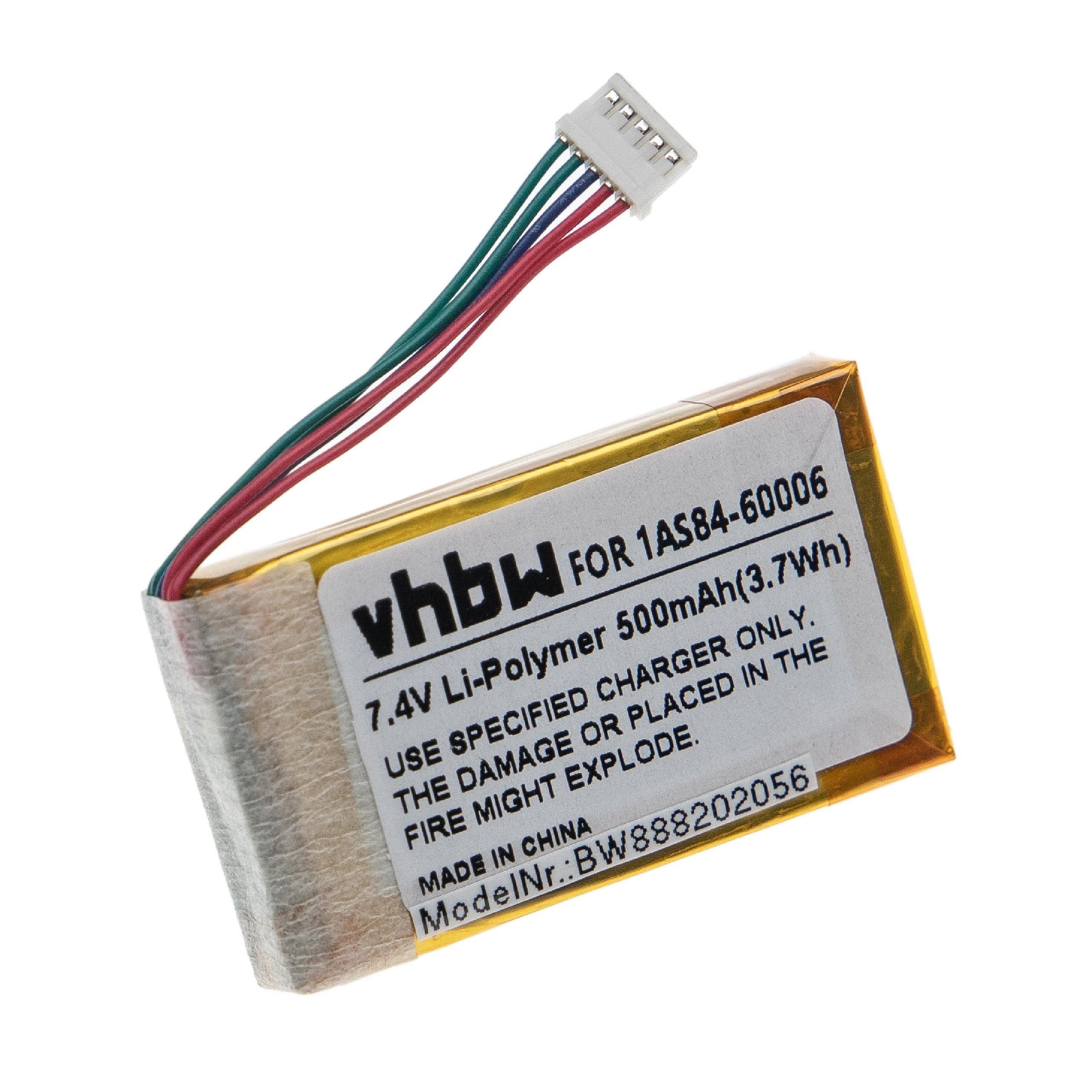 vhbw Ersatz für HP 1AS84-60006 für Akku Li-Ion 500 mAh (7,4 V)