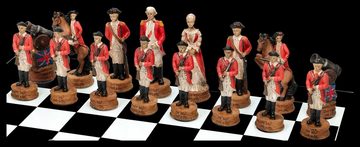 Figuren Shop GmbH Spiel, Schachspiel - Amerikanischer Unabhängigkeitskrieg - Schach Dekoration