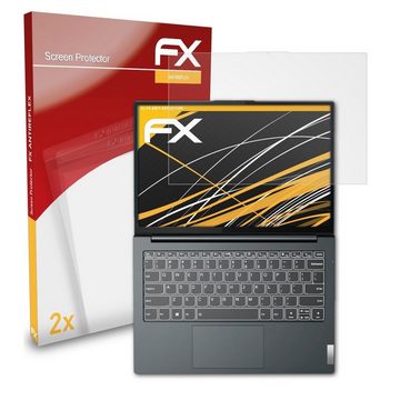 atFoliX Schutzfolie für Lenovo ThinkBook Plus Gen 2, (2er Set), Entspiegelnd und stoßdämpfend