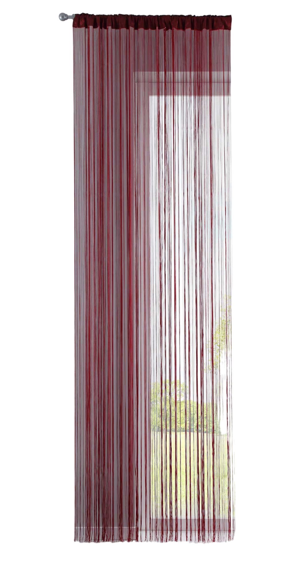 Gardinenbox Gardine, Stangendurchzug, Fadengardine Lurex Tunneldurchzug günstig online kaufen