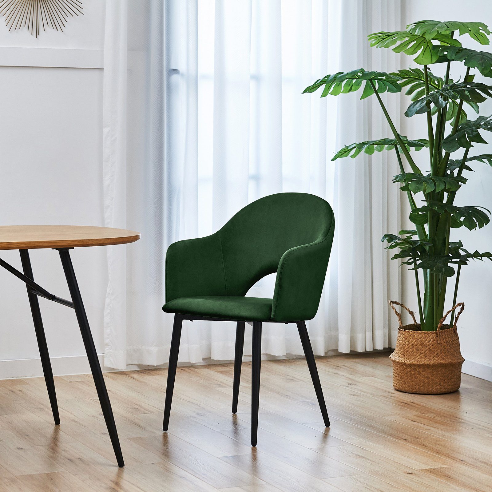 SVITA Esszimmerstuhl HAILEY (2er-Set), Küchenstühle, mit Armlehnen, Metallb günstig online kaufen