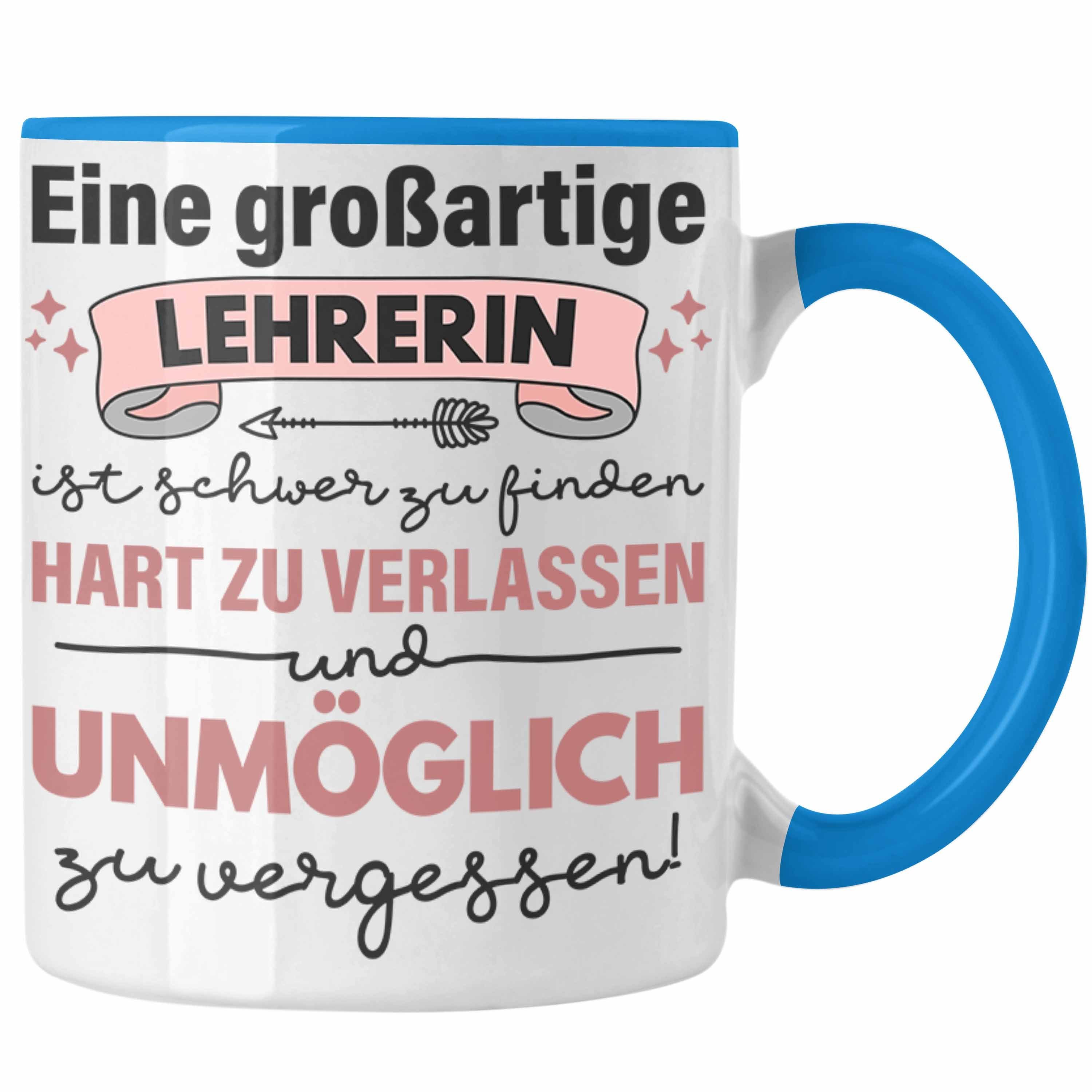 Trendation Tasse Trendation Lehrerin Geschenk Tasse Geschenkidee
