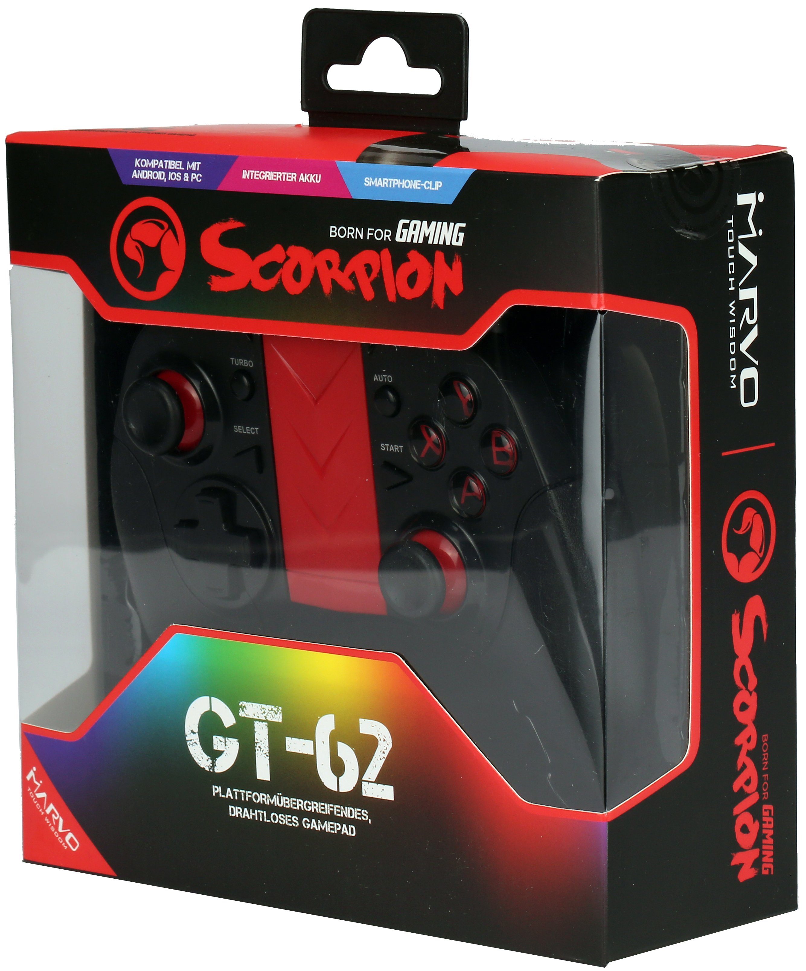 MARVO MARVO ALL-IN-ONE Gamepad für Android/IOS und PC Gaming Marvo GT ...