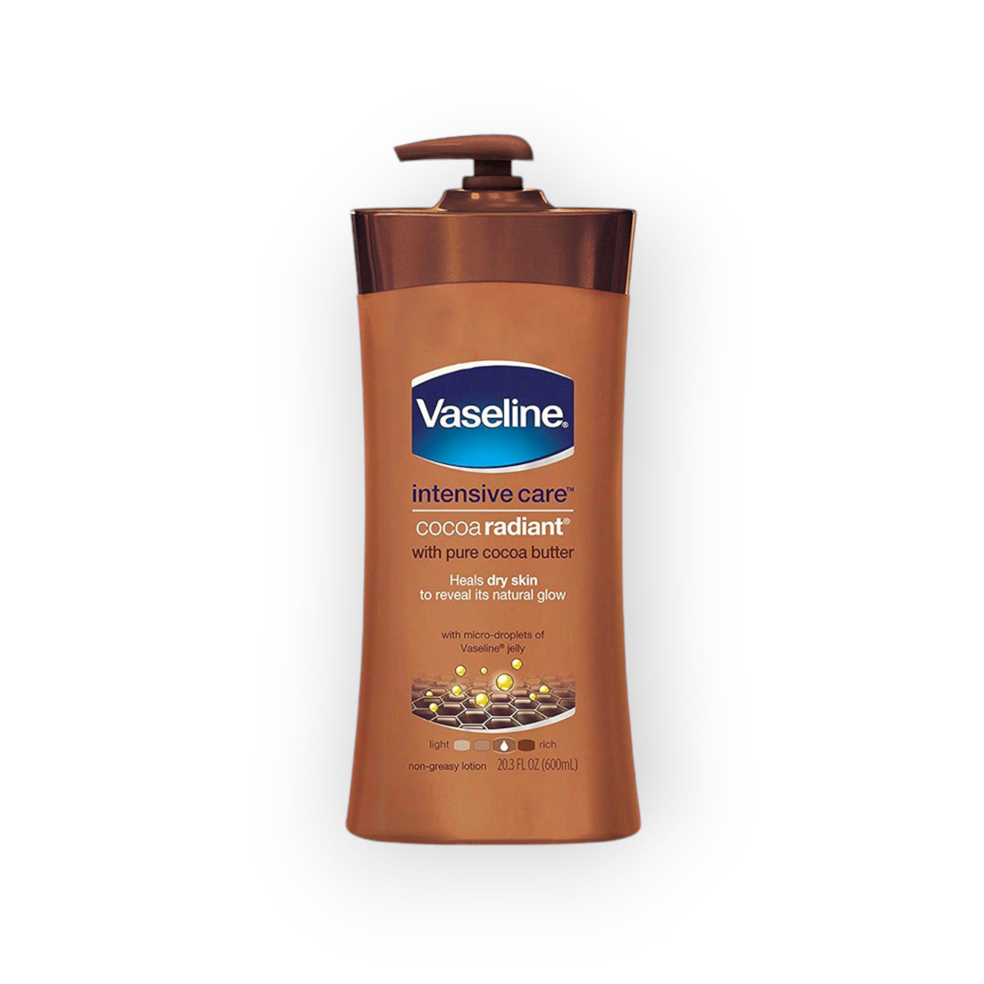 Vaseline Körperlotion Vaseline Intensive Care Cocoa Radiant, Pure Cocoa Butter
