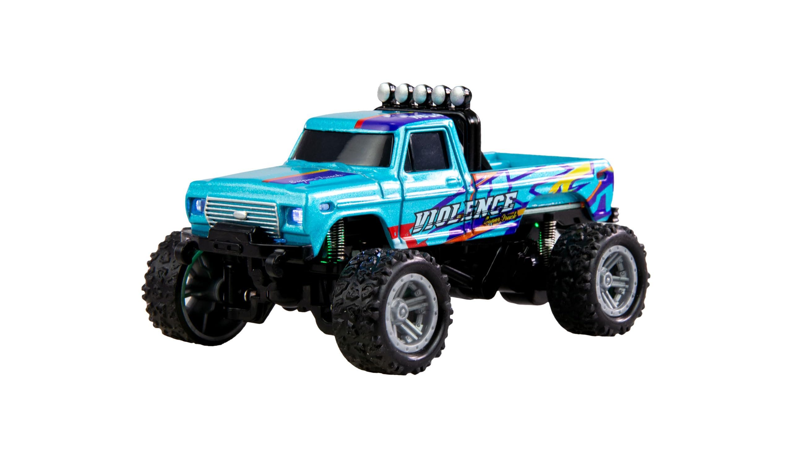 Amewi RC-Auto Ame RC Monstert DieCast blau, Fernsteuerung, langlebige DieCast-Optik, blau