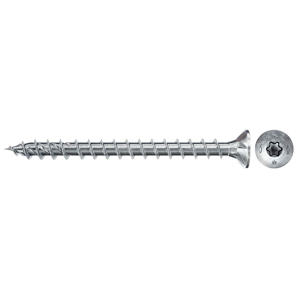 fischer Spanplattenschraube Power Fast II Spanplattenschraube, Senkkopf, TX 20, Vollgewinde, (50 St)