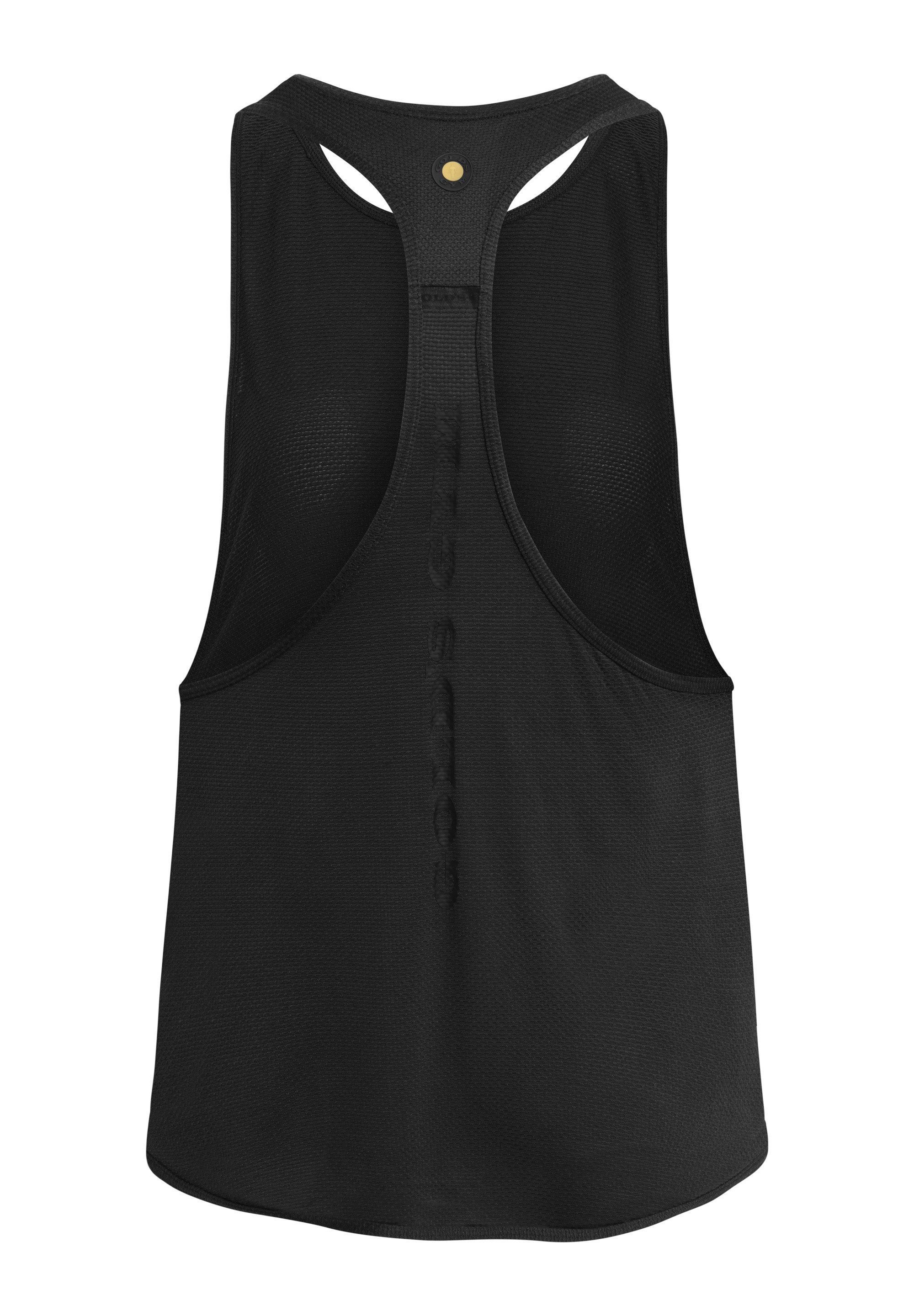 GOLD'S GYM APPAREL Tanktop MARYLOU nachhaltige Materialien, atmungsaktiv, reflektierendes Band