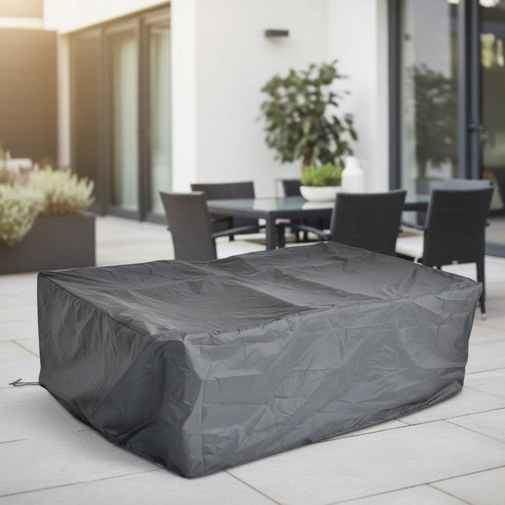 Melko Gartenmöbel-Schutzhülle Gartenmöbel Schutzhülle Abdeckung Schwarz 160 günstig online kaufen
