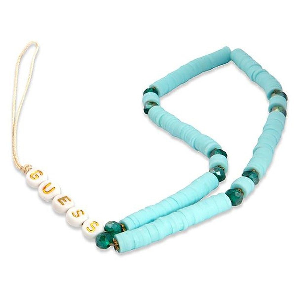 Guess Handykette Handyanhänger Perlenband Modeschmuck, Lizenzprodukt, Heishi-Perlen, Trageschlaufe