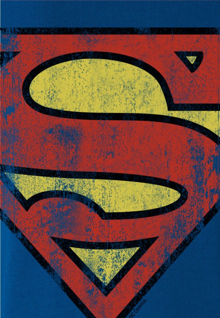 LOGOSHIRT T-Shirt Superman Print klassischem mit