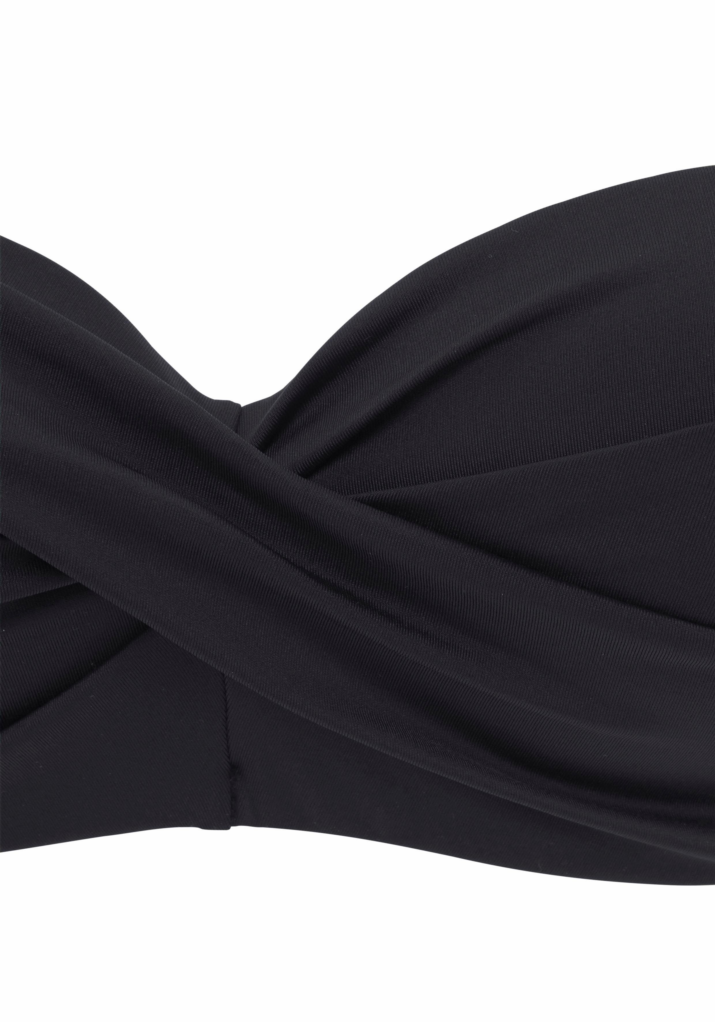 s.Oliver Bügel-Bandeau-Bikini mit Raffung