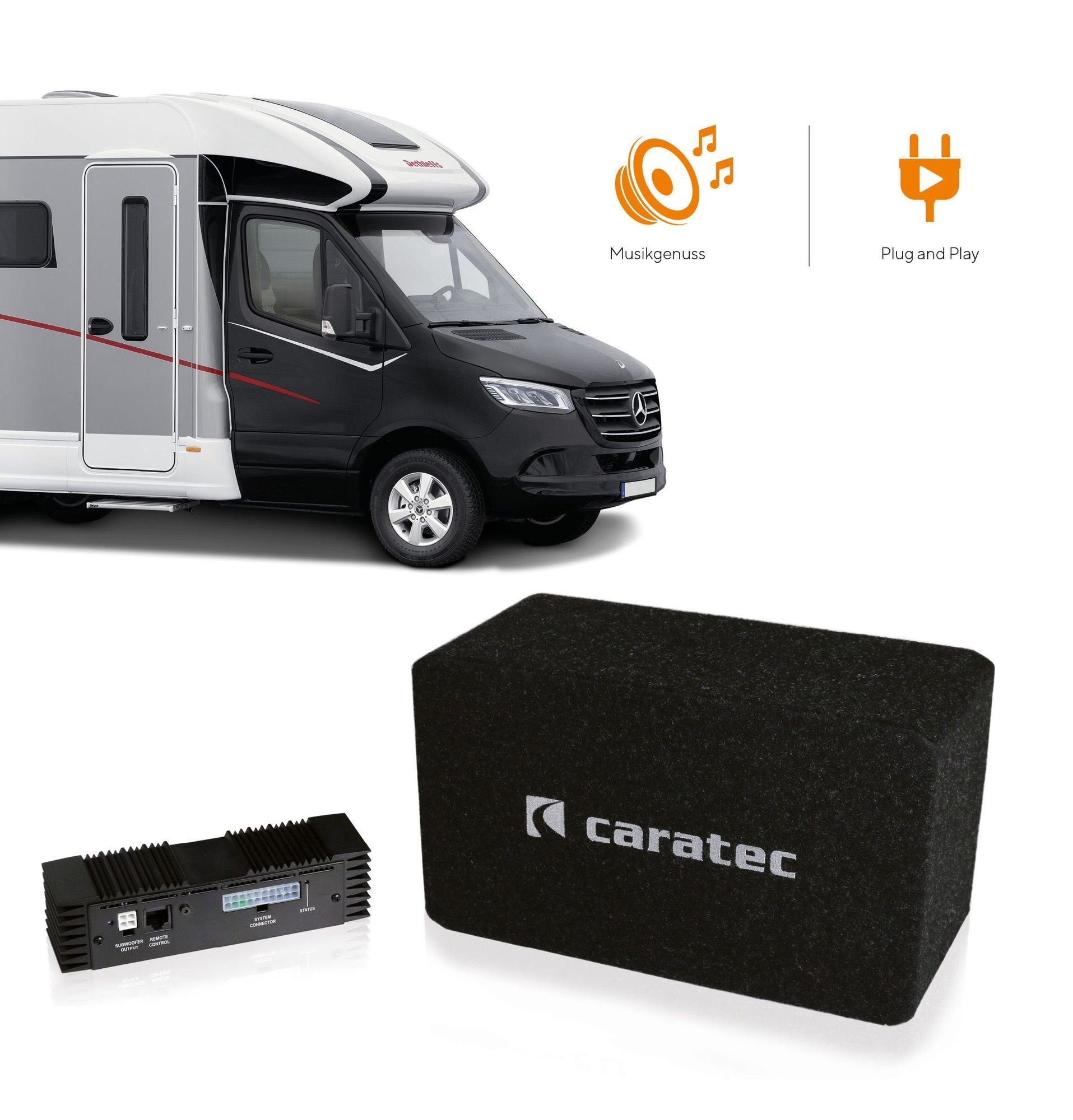 Caratec CAS213S Soundsystem für Mercedes-Benz Sprinter S907 910 Auto-Lautsprecher (MAX: Watt)
