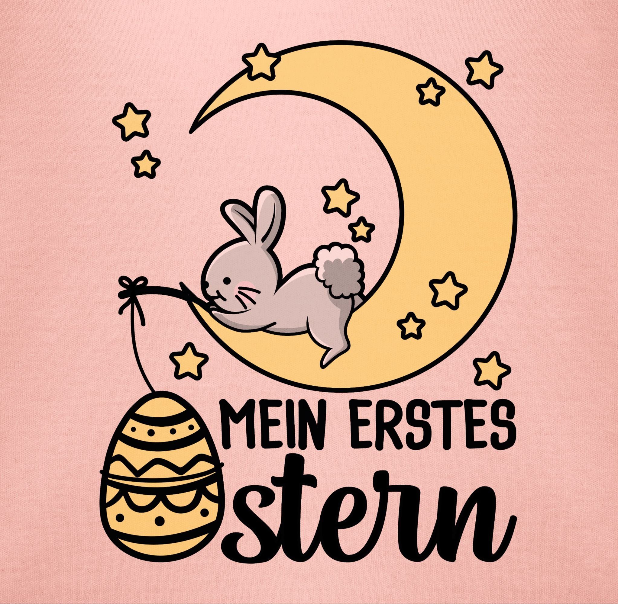 mit Hase Ostern Shirtbody Babyrosa erstes Mein Ostergeschenke Shirtracer 2