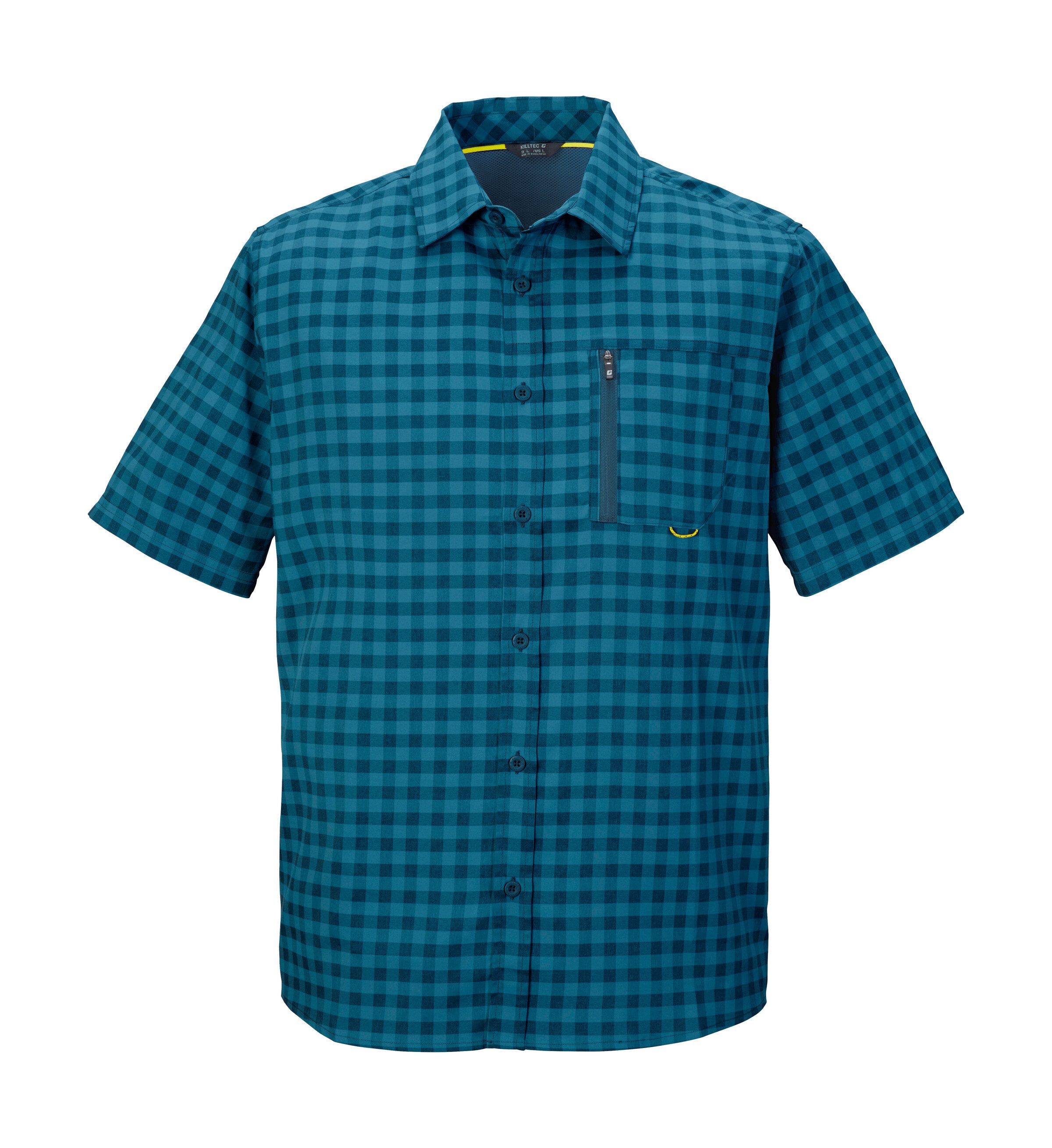 Killtec Funktionshemd KOS 44 MN WVN SHRT Atmungsaktiv, schnelltrocknend, wasserabweisend