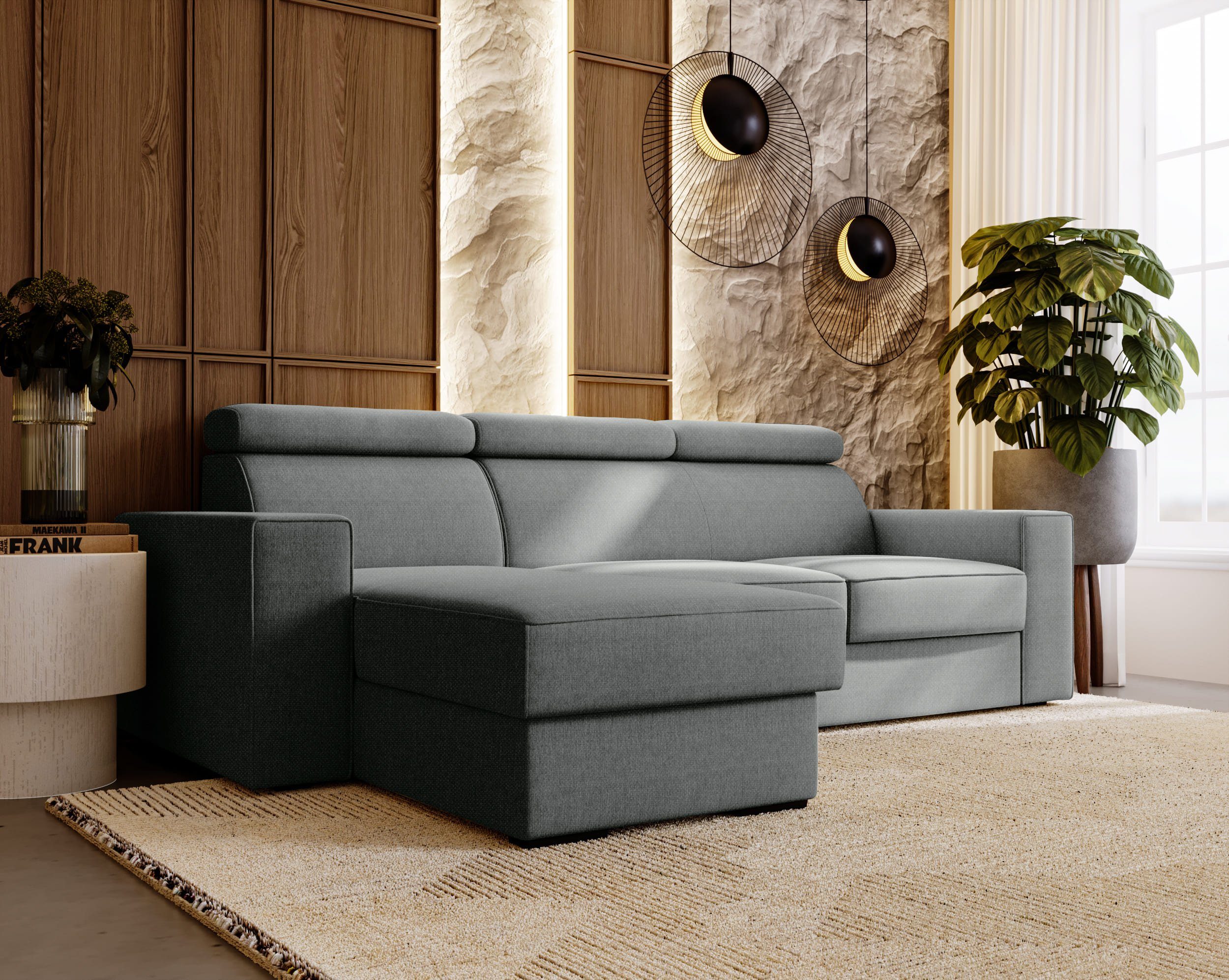MOEBLO Ecksofa ROSALINE, Couch für Wohnzimmer, günstig online kaufen