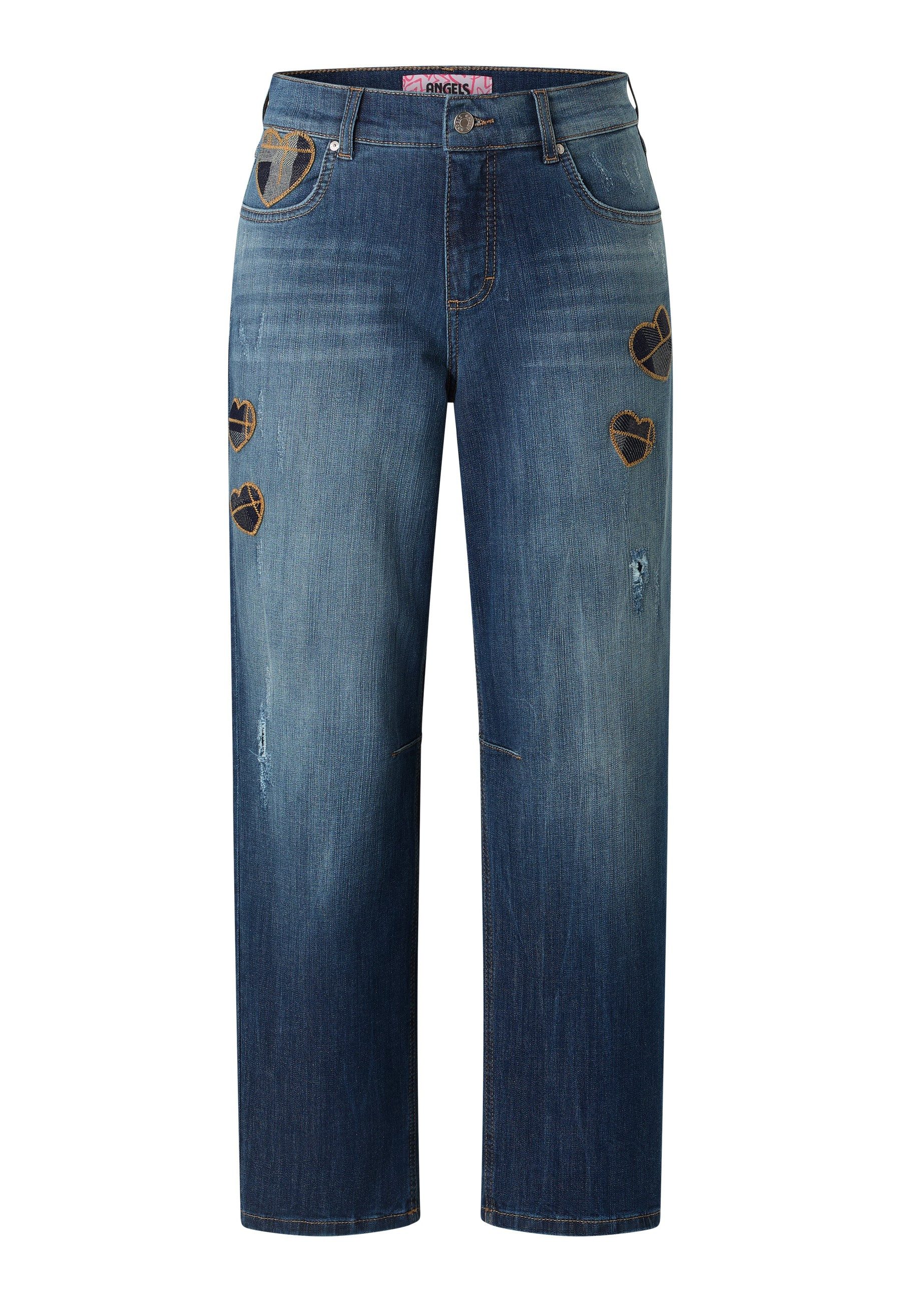 ANGELS Stretch-Jeans ANGELS EVY LOVE mid blue 360 369928.3388