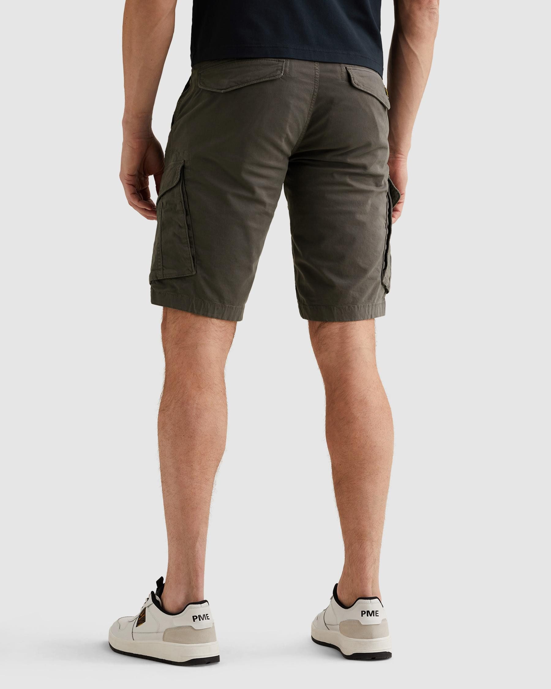 PME LEGEND Cargobermudas NORDROP CARGO SHORTS STRETCH TWILL normale Passform, mit Gürtelschlaufen, unifarben