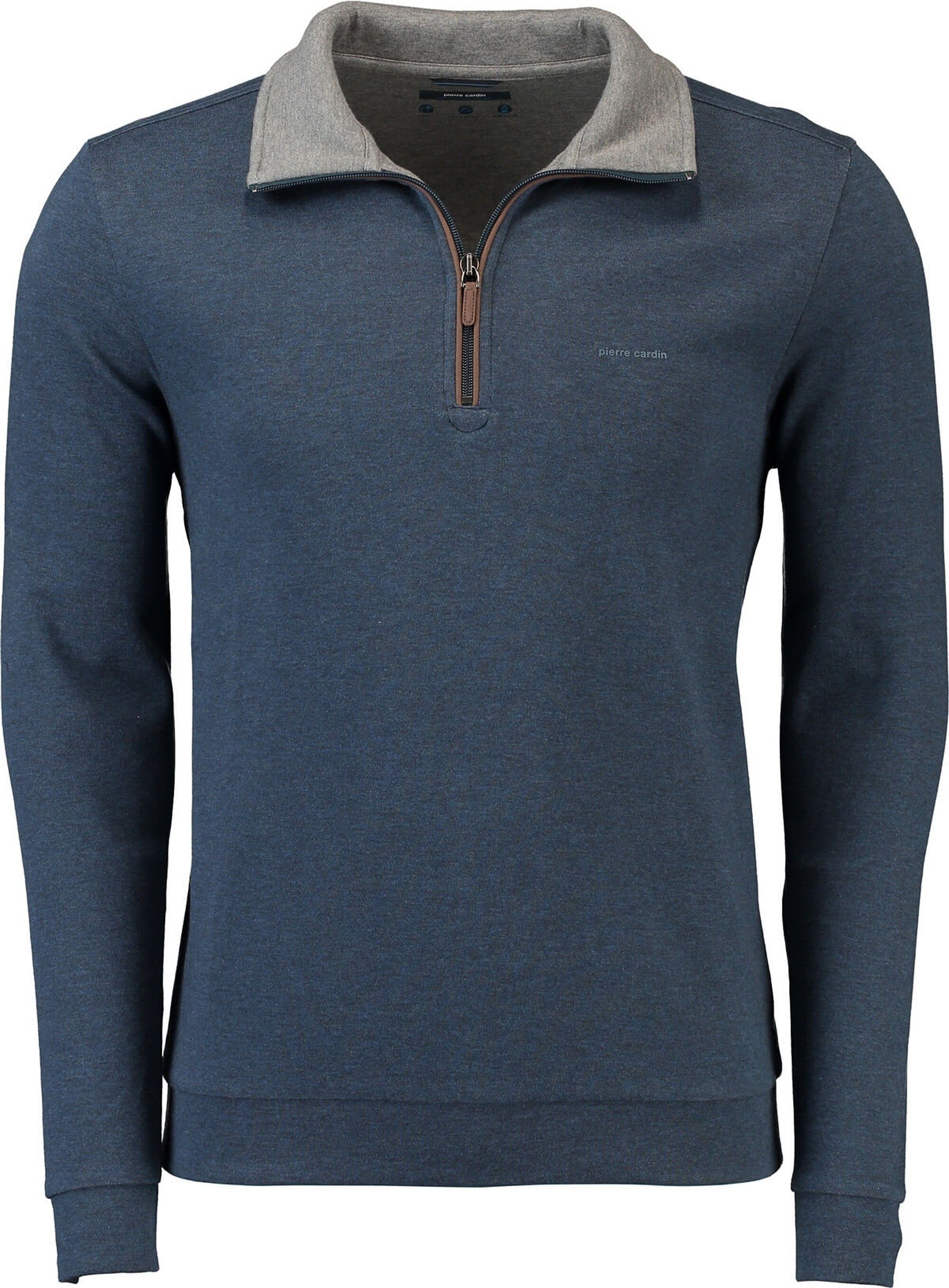 Herren Pullover Pierre Cardin Sweatshirt PIERRE CARDIN Sweat-Shirt blau