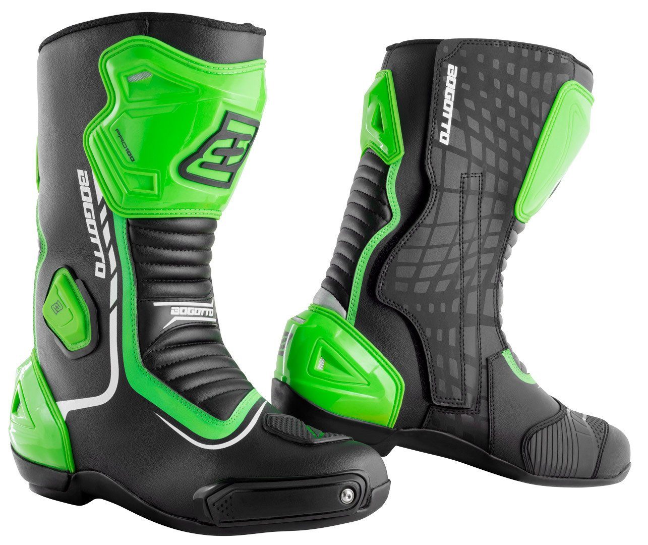 Bogotto Race-X Motorrad Stiefel Motorradstiefel
