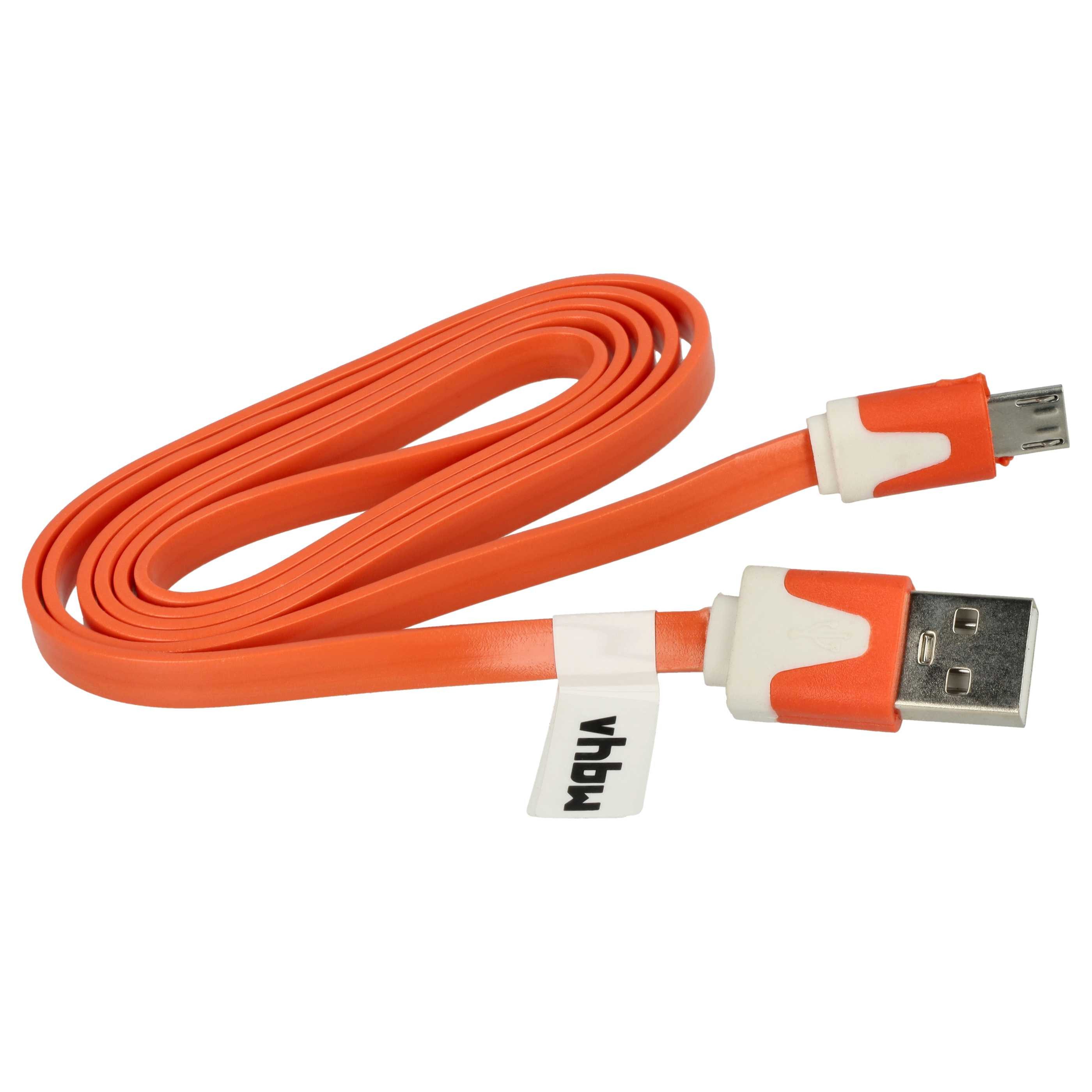vhbw für Mobilfunk USB-Kabel, Micro-USB, (100.0 cm)