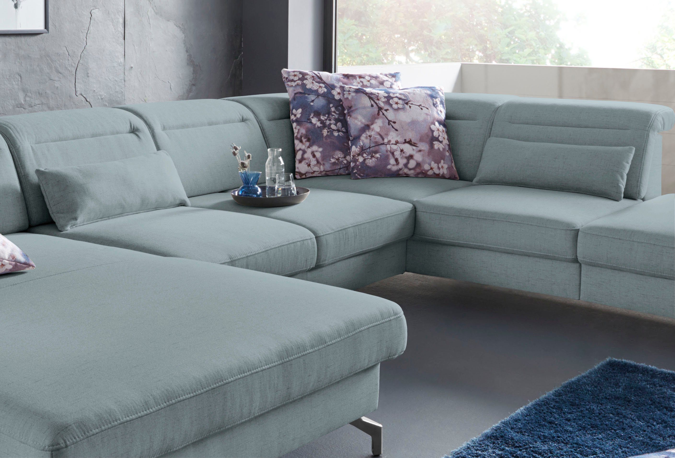 sit&more Sofakissen Percy, (Set), Dekokissen, 2-teiliges Kissenset